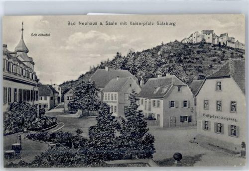 97616 W8740 Bad Neuhaus - Schlosshotel, Kaiserplatz, Gasthof zur Salzburg