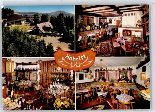 Sasbachwalden Familienerholungsheim Café, Restaurant Hohritt