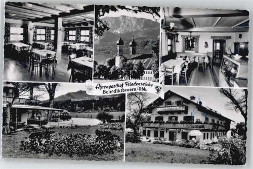 83671 W8174 Benediktbeuern - Alpengasthof Friedenseiche, Kirche