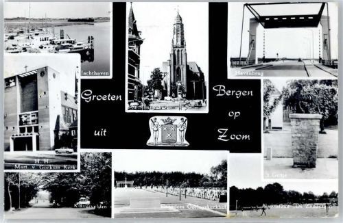 Bergen op Zoom Jachthaven, von Görkum Kerk, St. Joseph Kerk, Havenbrug