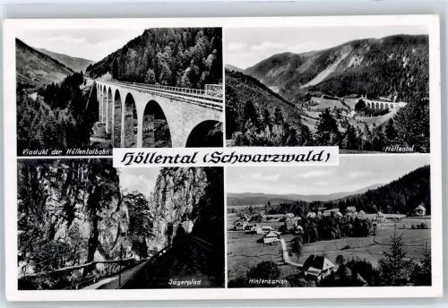 Höllental Viadukt, Jägerpfad, Höllental, Schwarzwald
