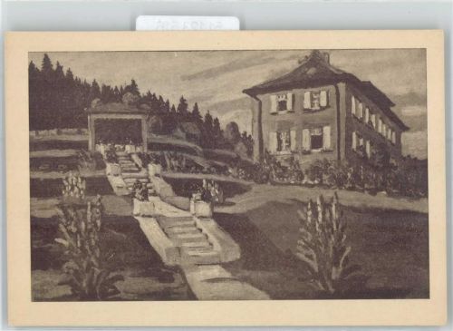 94252 W8371 Regenhütte b Bayerisch Eisenstein - Villa nach einem Gemälde von Fritz Scherer