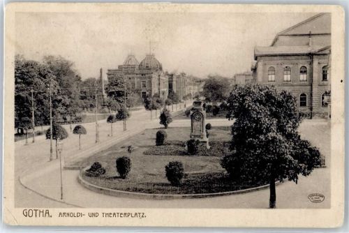 Gotha Ortsansicht, Arnold- und Theaterplatz