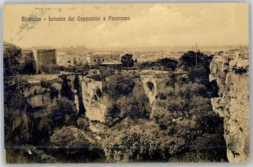 Siracusa Latomie dei Cappuccini e Panorama
