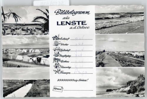 Lenste Strand, Steilküste, Campingplatz
