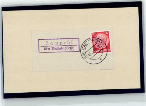 Kampehl Landpoststempel