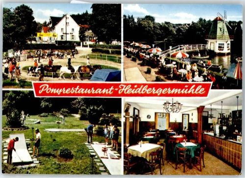 Haan Ponyrestaurant Heidbergermühle, Minigolfplatz, Windmühle