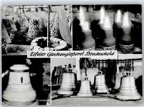 Brockscheid Eifeler Glockengießerei Gemauerte Kerne Ausbrennen der Formen Modellglocke