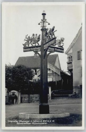 Lenzkirch origineller Wegweiser