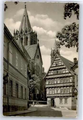 Arnstadt Partie an der Kirche
