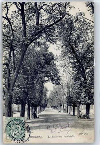 Auxerre Strasse, Allee, Le Boulevard Vaulabelle