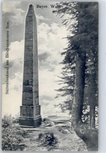 Prachatice Stifterdenkmal am Blöckensteiner See