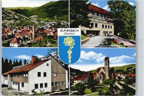 Alpirsbach Müttergenesungsheim Heilenberg, Jugendherberge, Kloster, Wappen