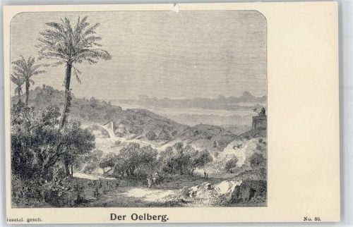 Jerusalem Der Oelberg, Kunst-Karte