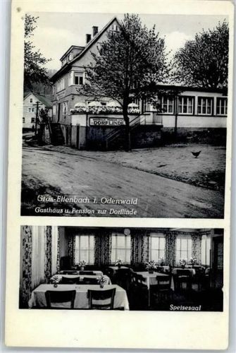 Grasellenbach Gasthaus Pension zur Dorflinde Landpost