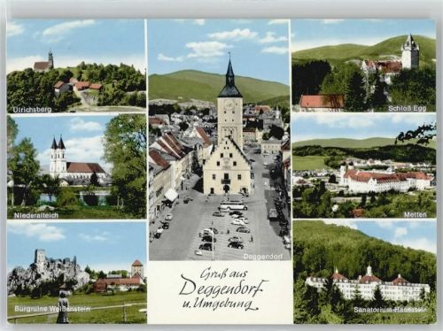 Deggendorf Kirche, Schloss Egg, Sanatorium, Burgruine Weißenstein, Niederalteich, Ulrichsberg
