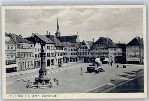 97616 W8740 Bad Neustadt - Marktplatz Brunnen