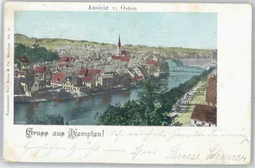 Kempten Tiotalansicht von Osten