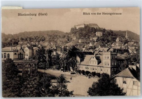 38889 O3720 Blankenburg (Harz) - Blick von der Herzogstrasse