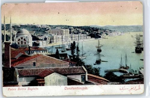 Konstantinopel Hafen, Schiffe, Palais