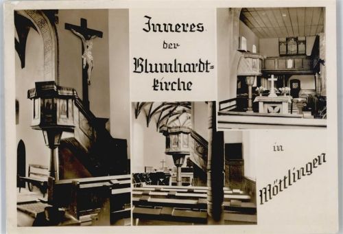 Möttlingen Blumhardtkirche, Innenansicht