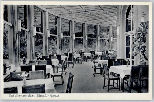 Bad Hermannsborn Kurhaus Terrasse