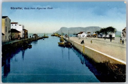 Gibraltar Rock from Algeciras River