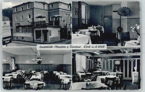 61276 W6395 Rod a d Weil - Gasthaus Pension zum Taunus