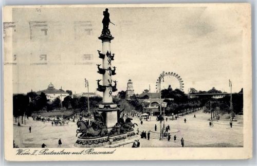 Wien Praterstern mit Riesenrad
