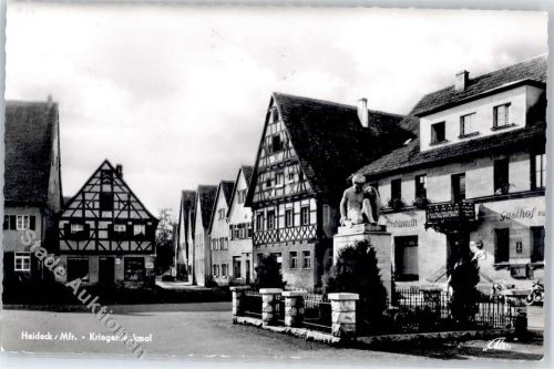 Heideck Kriegerdenkmal Gasthaus