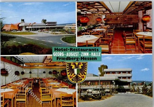 Friedberg Hotel Gasthaus Georg-August-Zinn-Halle Wappen