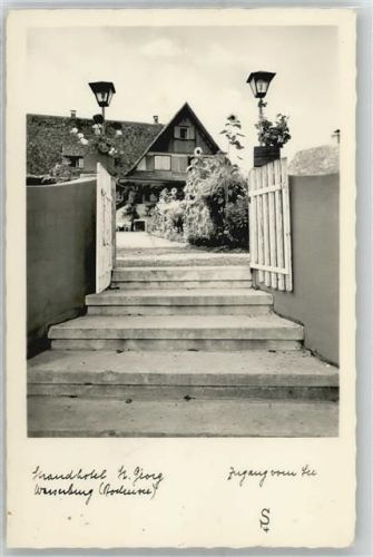 Wasserburg 1913 Strandhotel St. Georg