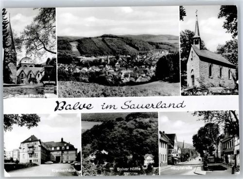 Balve St. Blasius Pfarrkirche, Pius Kapelle, Krankenhaus, hauptstrasse