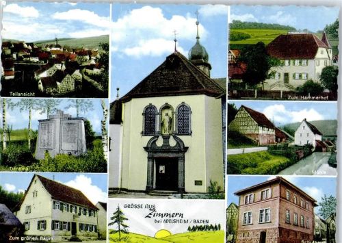 Zimmern Kirche Denkmal Gasthaus zum grünen Baum