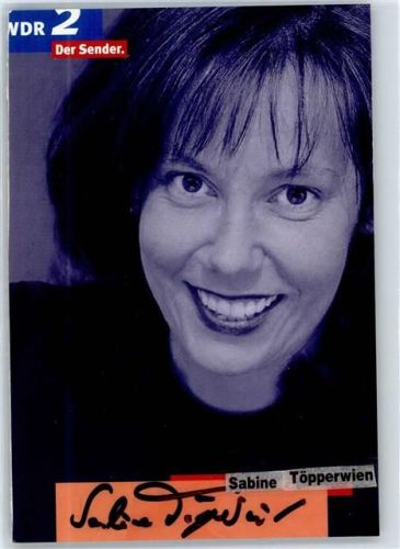 Originalunterschrift Töpperwien, Sabine WDR2