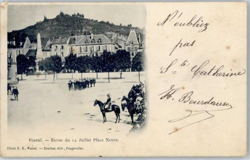 Vesoul 1903 Militär Pferde