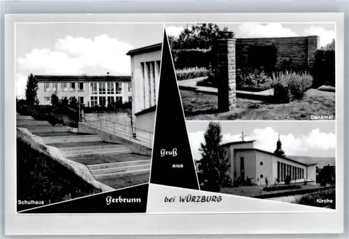 Gerbrunn Schule, Denkmal, Kirche