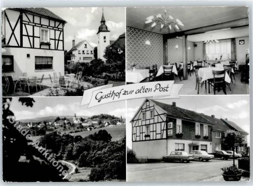 Marienberghausen Kirche Gasthaus zur alten Post