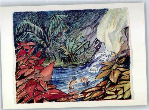 Dauthendey, Max Wasserfall von Amboina
