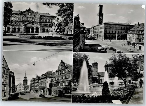 Fürth Rathaus Springbrunnen am Freiheitsplatz