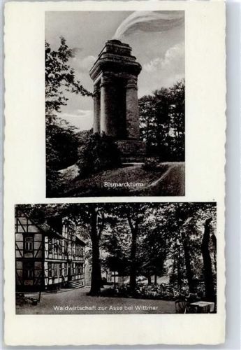 38329 W3341 Wittmar - Bismarckturm Gasthaus zur Asse