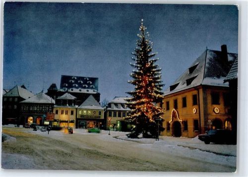 Lichtenfels Marktplatz Nacht