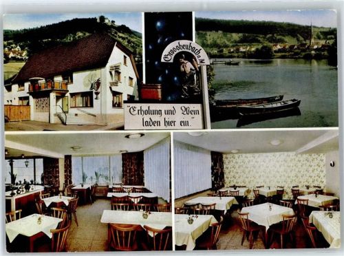 Großheubach 1971 Gasthaus Pension Grüner Baum