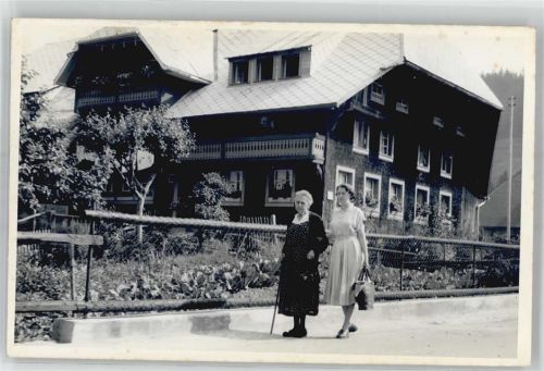 Menzenschwand Hausansicht Ort laut Stempel
