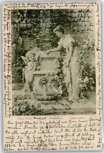 1901 sign. Zatzka, Hans Liebesorakel