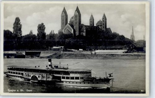 Speyer Dom Raddampfer