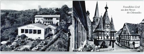 Michelstadt Terassen Gasthaus Berghof