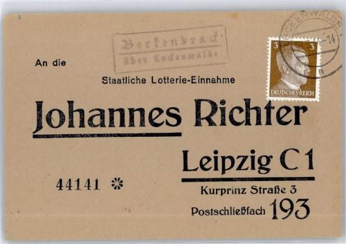 Luckenwalde Landpoststempel Berkenbrack
