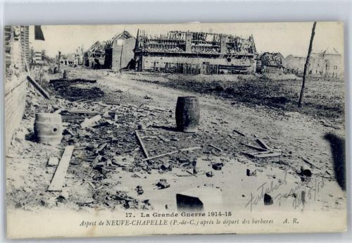 Neuve-Chapelle zerstört