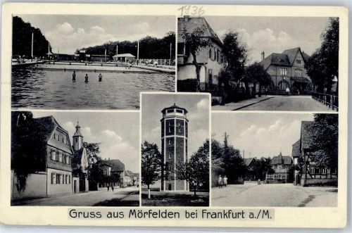 Mörfelden Schwimmbad Turm Strasse